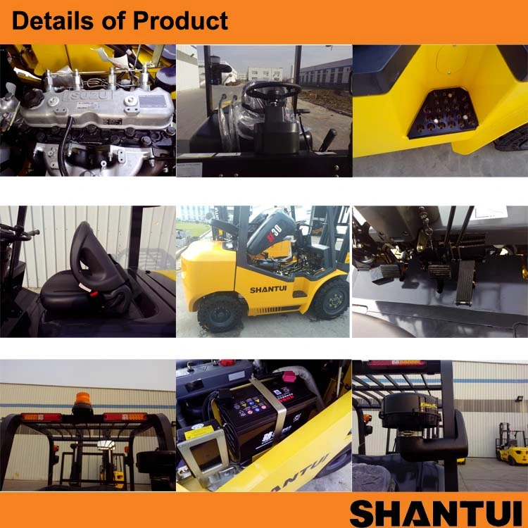 Chinese Brand New 3 Ton Diesel Forklift Truck with Original Forklift Parts