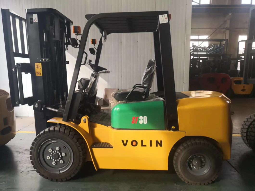 Chinese Brand New 3 Ton Diesel Forklift Truck with Original Forklift Parts